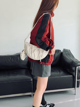 將圖片載入圖庫檢視器 MARHEN.J Plie 米白色蝴蝶結抓皺半月包