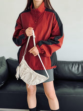 將圖片載入圖庫檢視器 MARHEN.J Plie 米白色蝴蝶結抓皺半月包