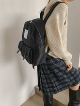 將圖片載入圖庫檢視器 MARHEN.J Mark Large 黑色簡約後背包