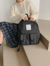 將圖片載入圖庫檢視器 MARHEN.J Mark Large 黑色簡約後背包