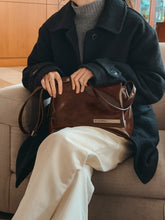 將圖片載入圖庫檢視器 MARHEN.J Elly 簡約都會棕色皮革肩背包