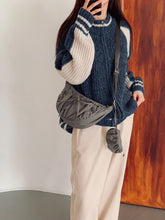 將圖片載入圖庫檢視器 MARHEN.J Plie 灰色蝴蝶結抓皺半月包