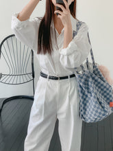 將圖片載入圖庫檢視器 MARHEN.J Damoa 格紋托特包(2色)