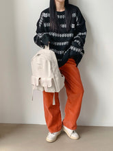 將圖片載入圖庫檢視器 MARHEN.J Mark Large 米白色簡約後背包