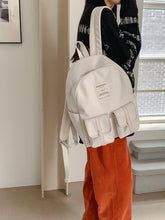 將圖片載入圖庫檢視器 MARHEN.J Mark Large 米白色簡約後背包