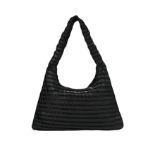 將圖片載入圖庫檢視器 KWANI Textured 壓紋黑色新月包