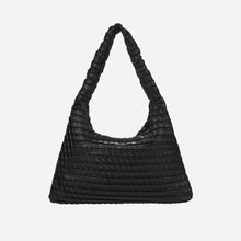 將圖片載入圖庫檢視器 KWANI Textured 壓紋黑色新月包