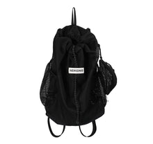 將圖片載入圖庫檢視器 NEIKIDNIS ID Packable Mesh 可收納網布後背包 黑色