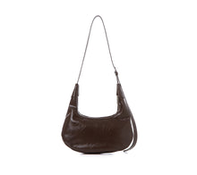 將圖片載入圖庫檢視器 SQUARELINE Clam 斜背/肩背兩用包 深棕色