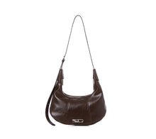 將圖片載入圖庫檢視器 SQUARELINE Clam 斜背/肩背兩用包 深棕色