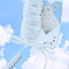 將圖片載入圖庫檢視器 SECOND UNIQUE NAME 白兔蕾絲綁帶硬殼保護殼 (Hard Case)