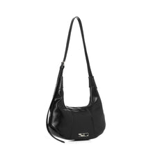 將圖片載入圖庫檢視器 SQUARELINE Clam 斜背/肩背兩用包 黑色