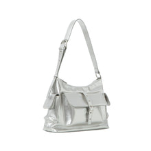 將圖片載入圖庫檢視器 SQUARELINE Levi 斜背/肩背兩用包 銀色