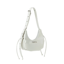 將圖片載入圖庫檢視器 SQUARELINE String Mini 半月包 米白色