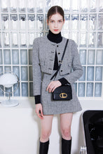 將圖片載入圖庫檢視器 LOEKA Objet S 優雅牛皮黑色方形小包