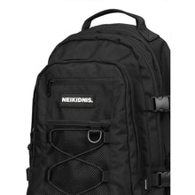 將圖片載入圖庫檢視器 NEIKIDNIS Mesh String 反光抽繩多功能後背包 黑色