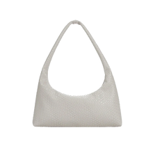 將圖片載入圖庫檢視器 KWANI 法式慵懶編織壓紋半月肩背包 (4色)