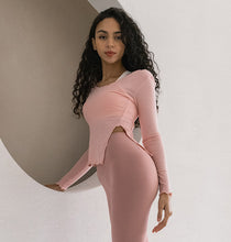 將圖片載入圖庫檢視器 CONCHWEAR 透膚羅紋捲邊上衣 6色