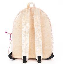 將圖片載入圖庫檢視器 ENTRE REVES Workers Holic Gold Velvet 後背包
