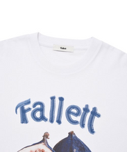 將圖片載入圖庫檢視器 FALLETT Fico Drawing 無花果白色短袖T恤