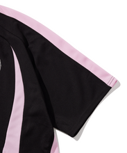 將圖片載入圖庫檢視器 FALLETT Sport Club 足球黑粉撞色短袖T恤