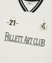 將圖片載入圖庫檢視器 FALLETT Art Club 足球白色短袖T恤
