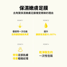 將圖片載入圖庫檢視器 KOCOSTAR 保濕嫩膚足膜 1組10片 3種