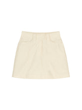 將圖片載入圖庫檢視器 EMKM Stitch Point 淺褐色迷你短裙