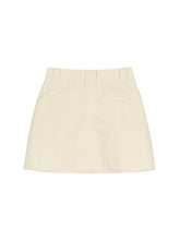 將圖片載入圖庫檢視器 EMKM Stitch Point 淺褐色迷你短裙