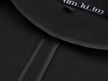 將圖片載入圖庫檢視器 EMKM 不對稱V領黑色縫線夾克