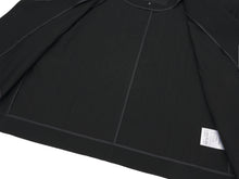 將圖片載入圖庫檢視器 EMKM 縫線口袋黑色短袖夾克