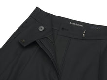 將圖片載入圖庫檢視器 EMKM Tucking 黑色打褶寬褲