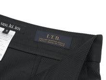 將圖片載入圖庫檢視器 EMKM Tucking 黑色打褶寬褲