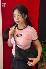 將圖片載入圖庫檢視器 FALLETT Nana Bag 黑色皮革肩背包