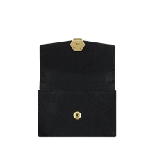 將圖片載入圖庫檢視器 D.LAB Kara 生日花牛皮黑色卡夾 12款