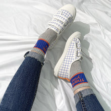 將圖片載入圖庫檢視器 THANK YOU SHOES MUCH Sketch 童趣格紋運動鞋 2色