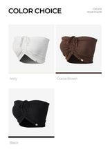 將圖片載入圖庫檢視器 CONCHWEAR 平口抽繩兩穿背心上衣 3色