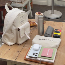 將影片載入圖庫檢視器並播放,MARHEN.J Mark 黑色簡約後背包