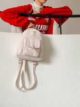 將圖片載入圖庫檢視器 MARHEN.J Mark 米白色簡約後背包