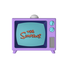 將圖片載入圖庫檢視器 SLBS 辛普森家庭經典紫色電視機造型耳機殼 Galaxy Buds2 Pro