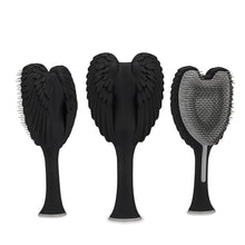 將圖片載入圖庫檢視器 TANGLE ANGEL 2.0 天使按摩髮梳_霧面黑(灰梳)