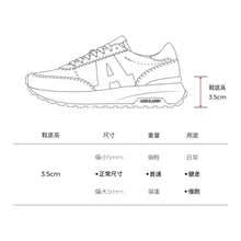 將圖片載入圖庫檢視器 AKIII CLASSIC Springfield 米白色Logo拼接運動鞋