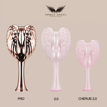 將圖片載入圖庫檢視器 TANGLE ANGEL 2.0 天使按摩髮梳_霧面白(灰梳)