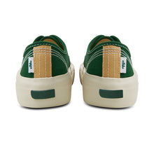將圖片載入圖庫檢視器 ELLDU Toe-Easy 綠色厚底帆布鞋