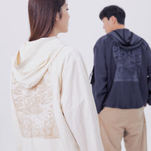 將圖片載入圖庫檢視器 CCOMAQUE BY DOLSILNAI 米白色韓服連帽上衣/帽T