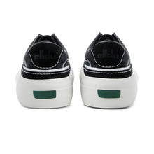 將圖片載入圖庫檢視器 ELLDU Underlay 黑色厚底帆布鞋