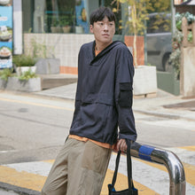 將圖片載入圖庫檢視器 CCOMAQUE BY DOLSILNAI 灰色韓服連帽上衣/帽T