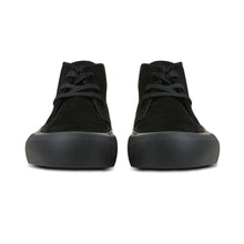 將圖片載入圖庫檢視器 ELLDU Buskin 黑色低筒麂皮厚底靴