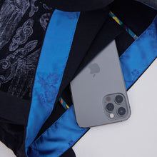 將圖片載入圖庫檢視器 CCOMAQUE BY DOLSILNAI 白鶴印花黑色手提包