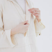 將圖片載入圖庫檢視器 CCOMAQUE BY DOLSILNAI 米白色韓服連帽上衣/帽T